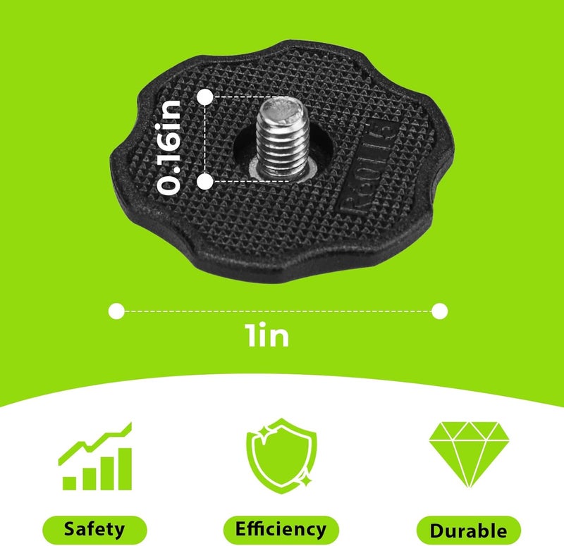 ArrogantF Football Helmet Thumb Screws Compatible with Riddell SpeedFlex Chinstrap Thumb Screws, Keep for Speedflex Youth Football Helmet Chinstrap Stabilization System to Reduce Head Injury 2 Pack - Image 4
