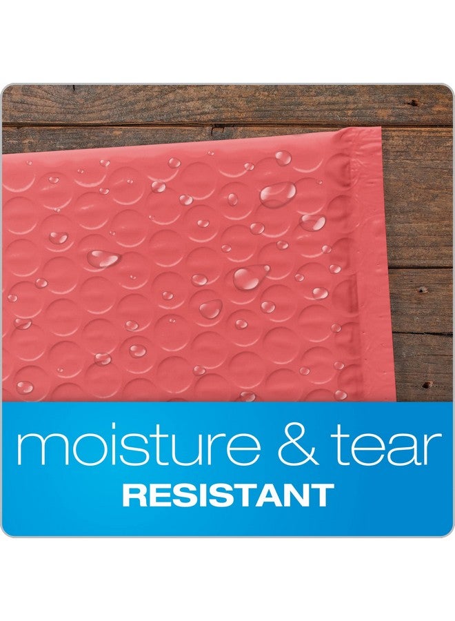 كوالتي بارك فقاعات بريدية 8.25 × 11 مظاريف شحن مقاومة للماء مرجاني بولي مظاريف مبطنة شريط تقشر 25/صندوق (Qua85871) - Image 2