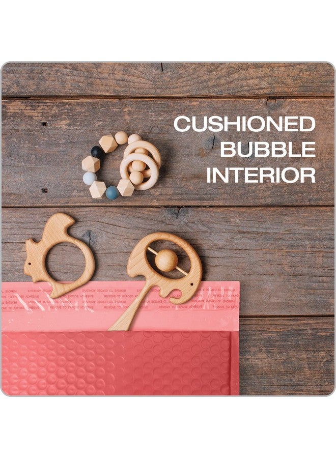 كوالتي بارك فقاعات بريدية 8.25 × 11 مظاريف شحن مقاومة للماء مرجاني بولي مظاريف مبطنة شريط تقشر 25/صندوق (Qua85871) - Image 3