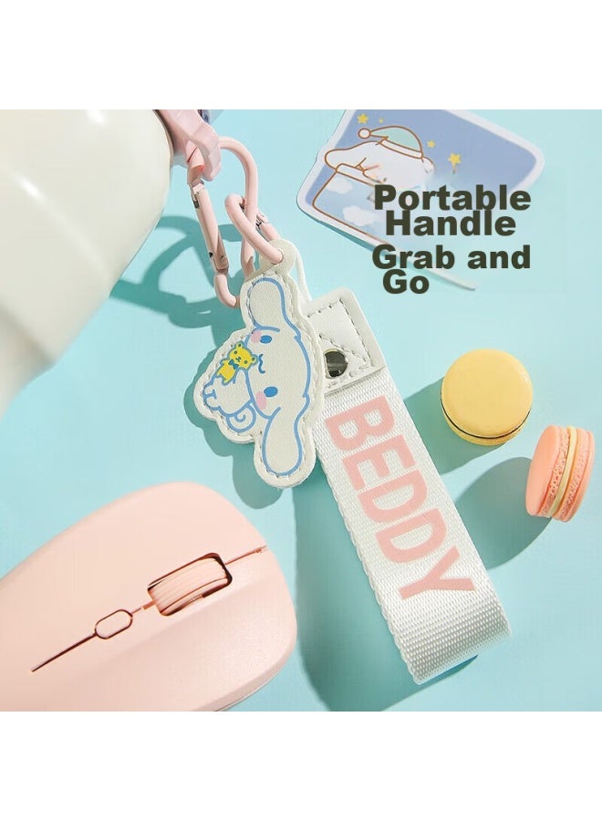 Beddybear Insulated Water Bottle With Strap, Portable 316 Stainless Steel Sports Water Bottle, Large Capacity Student Cup, 600ml Big Ear Dog - Image 3