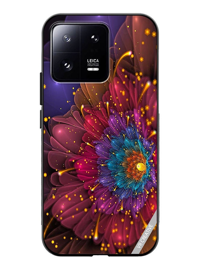 VR CREATIVE Protective Case Cover For Xiaomi 13 Flower Design Multicolour - Image 1