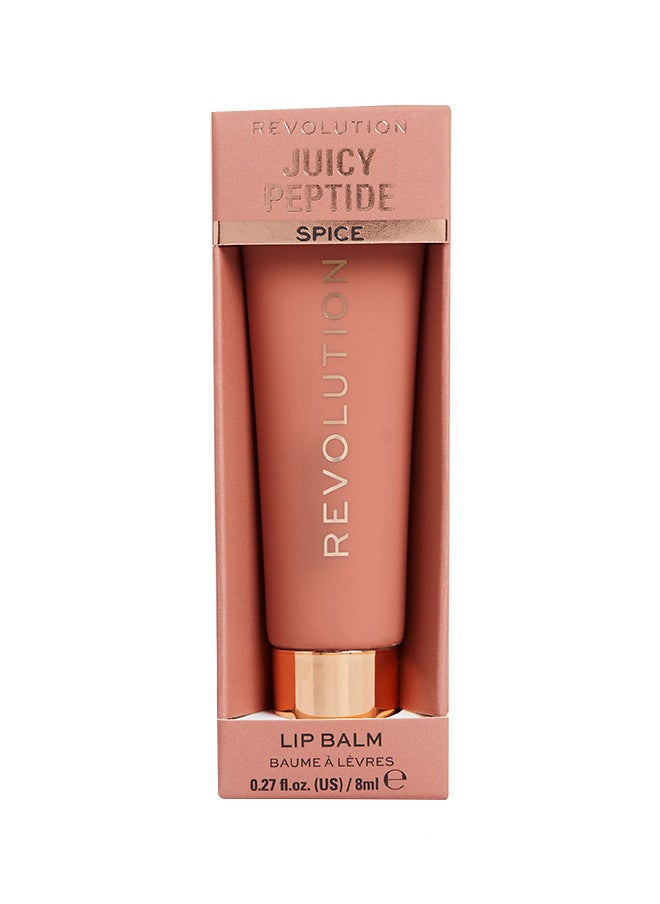 REVOLUTION - Makeup Juicy Peptide Lip Balm Nude Spice - Image 1