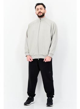 Adidas Men Sportswear Fit Long Sleeves Outdoor Sweatshirt, Grey  - Image 4