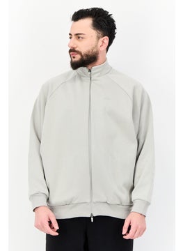 Adidas Men Sportswear Fit Long Sleeves Outdoor Sweatshirt, Grey  - Image 1