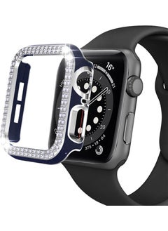 Techmaster Apple Watch 5 6 40MM Compatible Double Row Polished Stone Rubber Case Cover  - Image 1