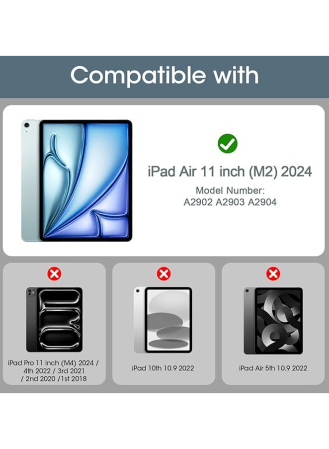 2 Pack Screen Protector for iPad Air 11 Inch 2024 Tempered Glass Film - Image 2