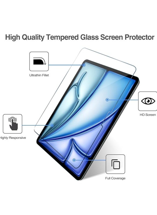 2 Pack Screen Protector for iPad Air 11 Inch 2024 Tempered Glass Film - Image 4