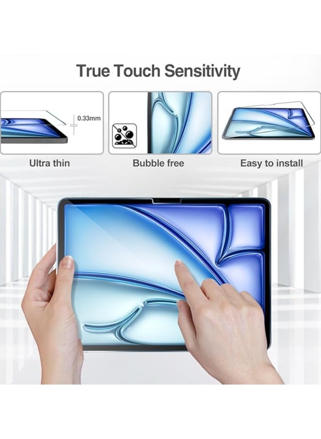 2 Pack Screen Protector for iPad Air 11 Inch 2024 Tempered Glass Film - Image 5