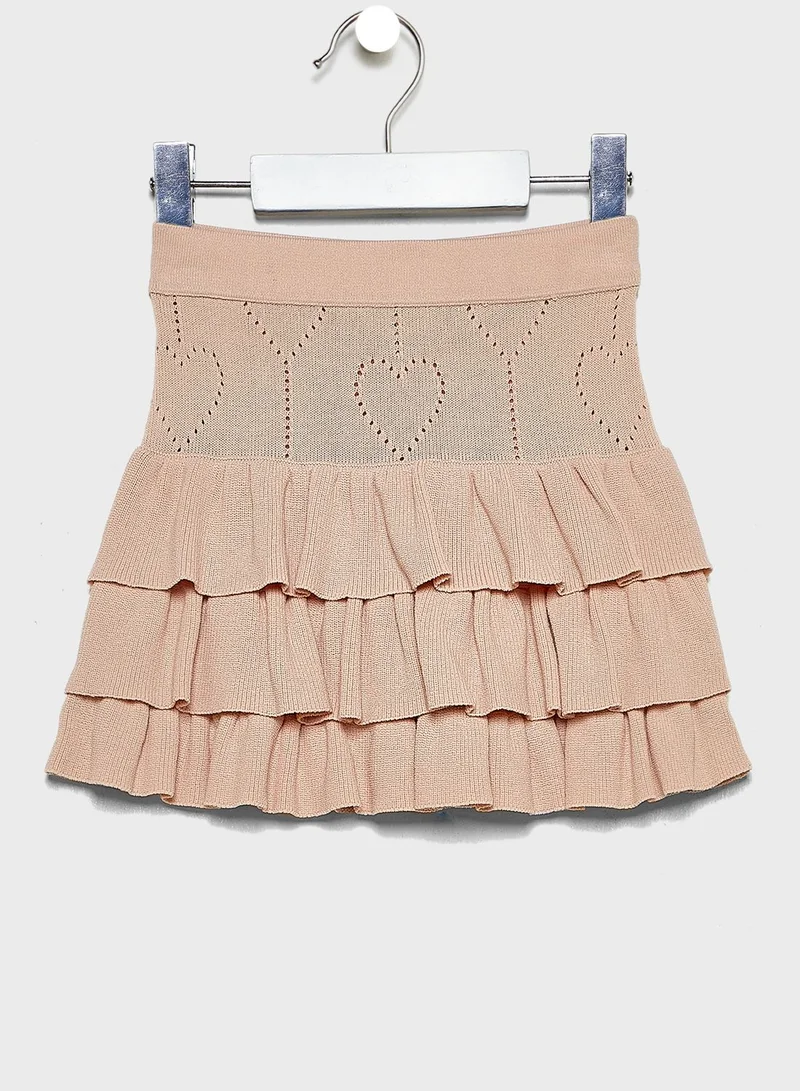 RIVER ISLAND Infant Knitted Top + Rara Skirt Set