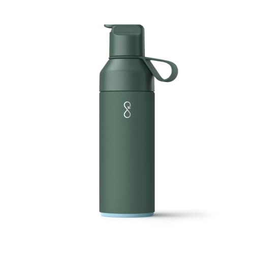Ocean Bottle Go 17 oz | Stainless Steel Water Bottle | Reusable & Sustainable | Keeps Drinks Cold & Hot | Eco Friendly Gift (Forest Green) - Image 1