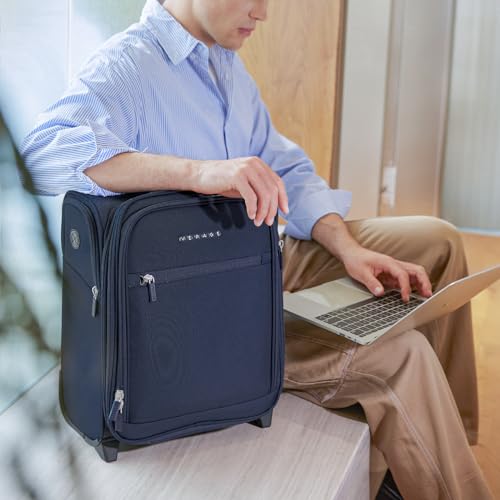 Verage Carry On Underseat Luggage with 2 Wheels & USB Port, 16 Inch Wheeled Spinner Bag Carry-on Luggages for Airlines, Lightweight Suitcase Men Women, Pilots and Crew - Image 3