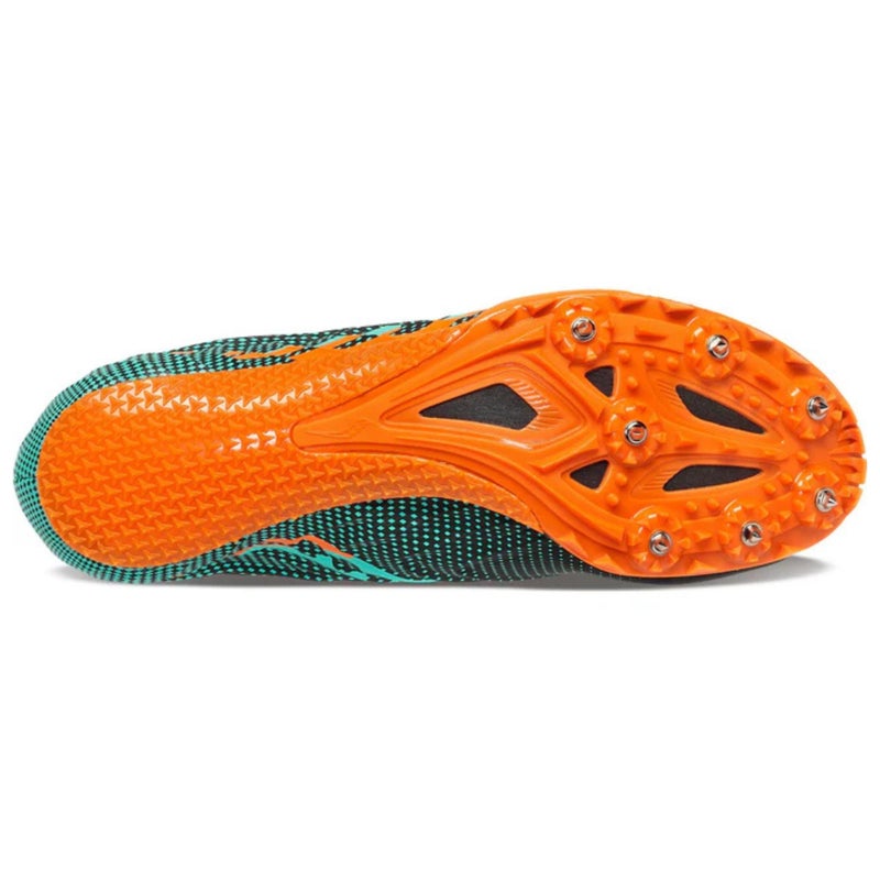 Saucony Women's Spitfire 5 Track Shoe, Black/Cool Mint, 11 - Image 5