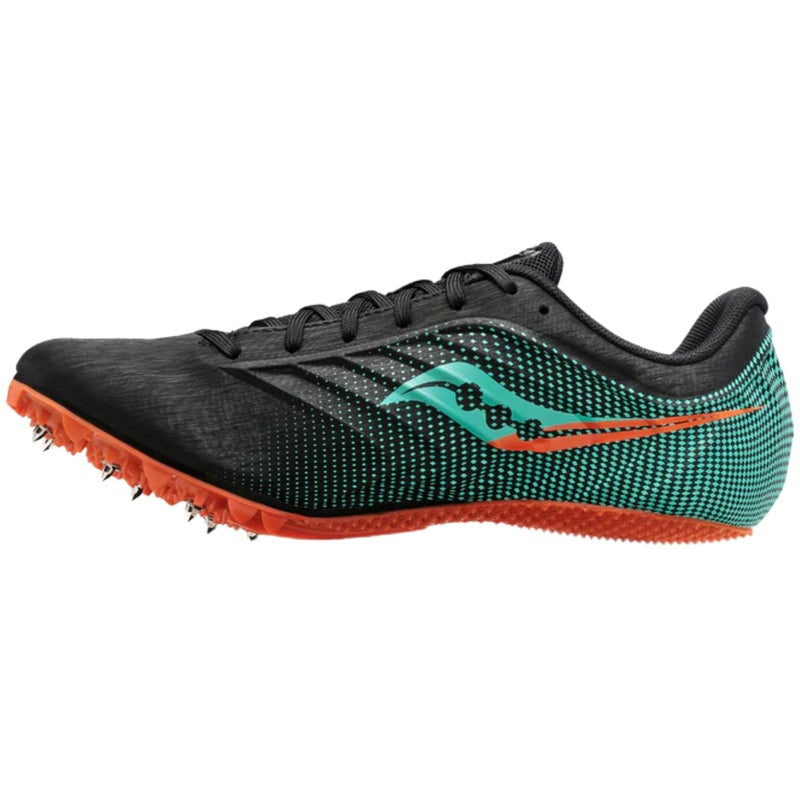 Saucony Women's Spitfire 5 Track Shoe, Black/Cool Mint, 11 - Image 1
