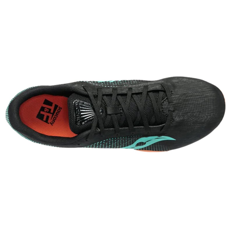 Saucony Women's Spitfire 5 Track Shoe, Black/Cool Mint, 11 - Image 4