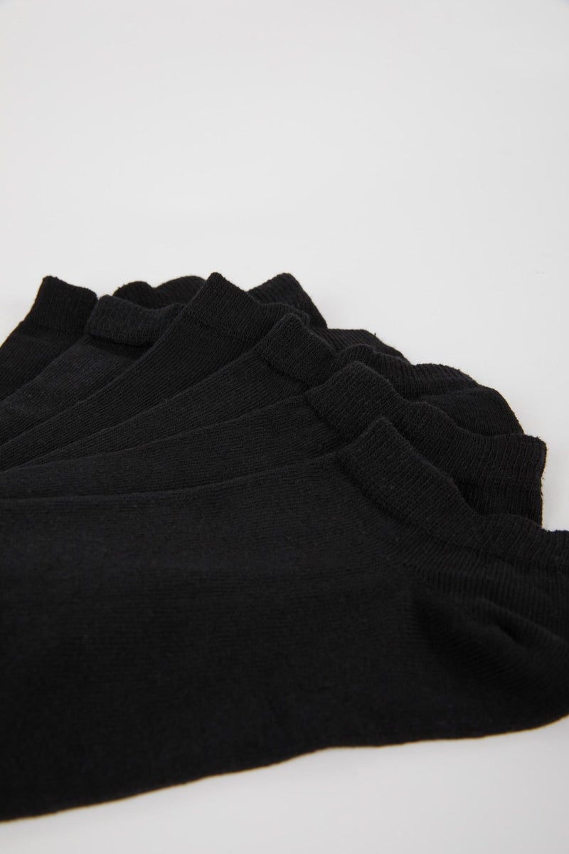 DeFacto Black Man 7 Pack Booties Socks Casual - Image 5