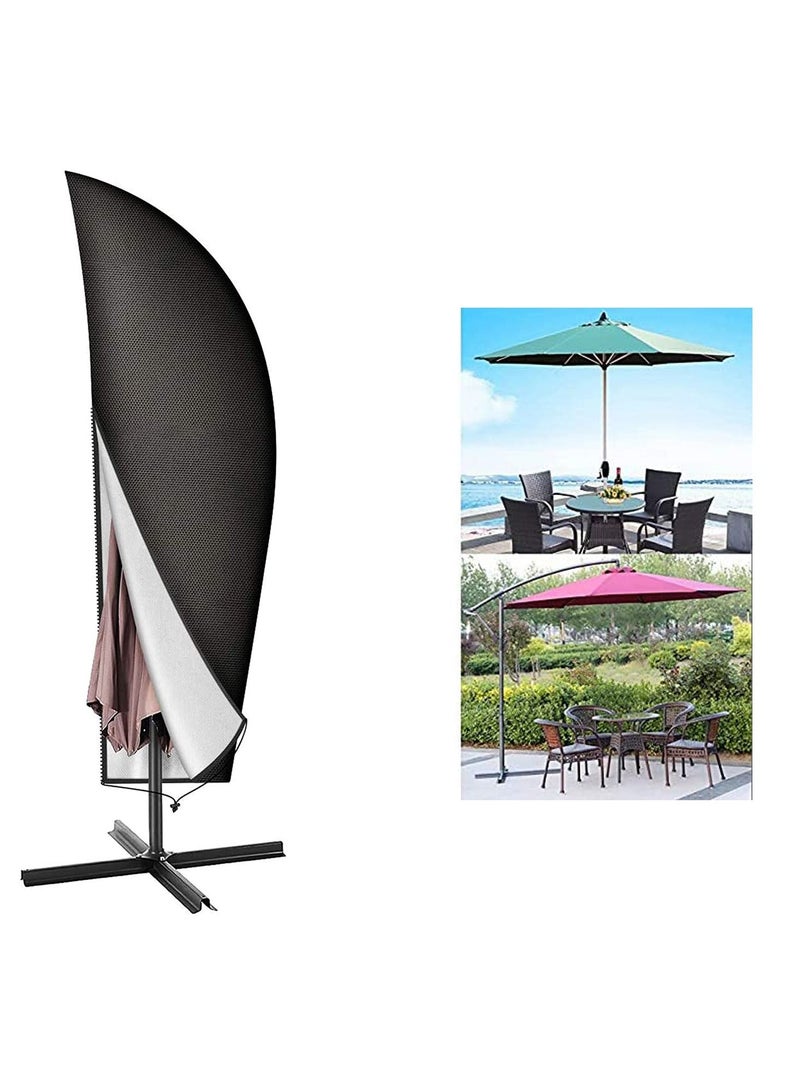 Y&D Protective Parasol Cover with Rod, Cantilever 2 to 4 m Large Umbrella Weatherproof UV-Anti Windproof and Snow Safe Outdoor for  - Image 1