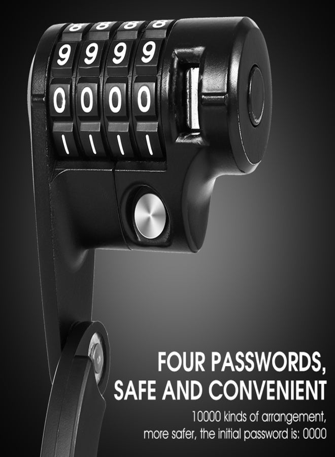 WEST BIKING Bicycle Password Lock Folding Lock Bicycle Chains Lock Cycling Equipment Bike Lock Bicycle Password Lock - Image 3