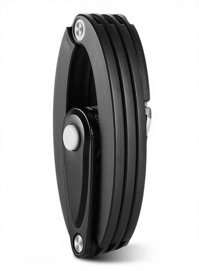 WEST BIKING Bicycle Password Lock Folding Lock Bicycle Chains Lock Cycling Equipment Bike Lock Bicycle Password Lock - Image 1