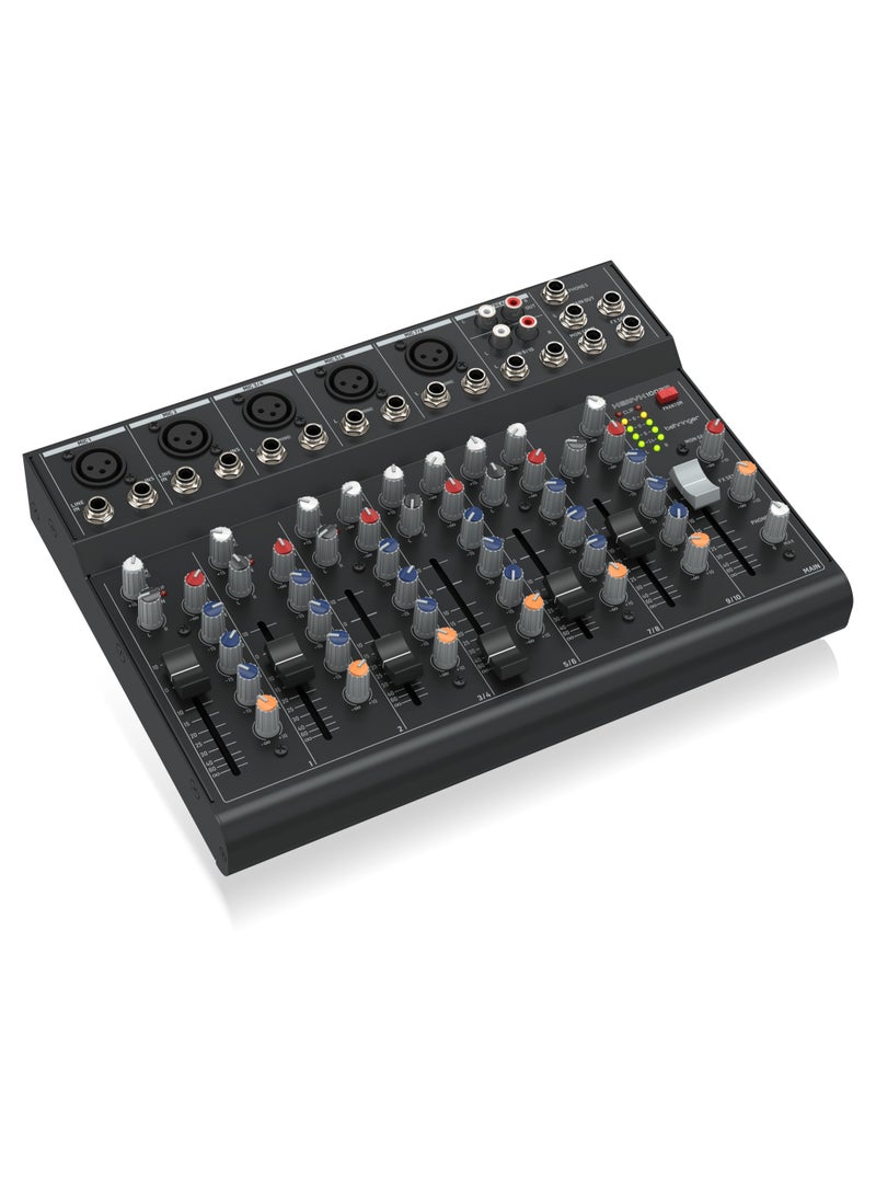 behringer خلاط تناظري من Behringer مزود بـ 10 مداخل و5 ميكروفونات مسبقة التضخيم وتشغيل اختياري بالبطارية - Image 4