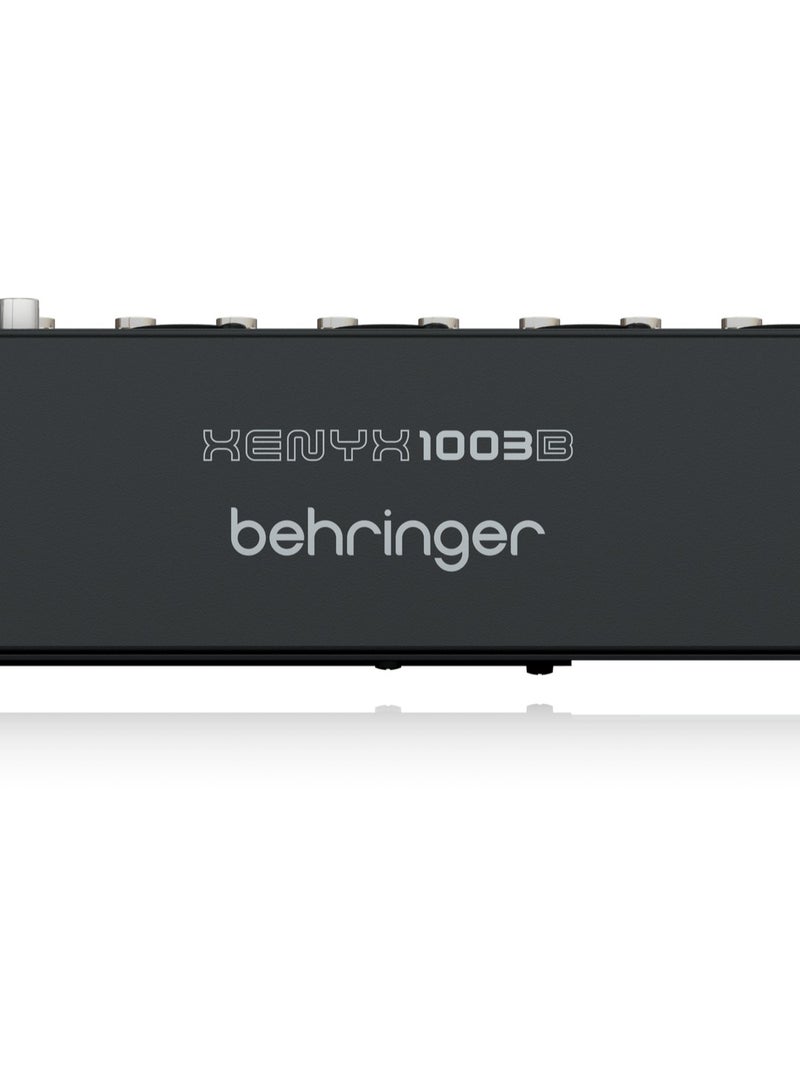 behringer خلاط تناظري من Behringer مزود بـ 10 مداخل و5 ميكروفونات مسبقة التضخيم وتشغيل اختياري بالبطارية - Image 5