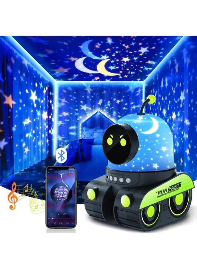Planetarium for Home Children, 12 Types of Projection Film, Sleeping Night Light with Bluetooth Speaker, 6 Lighting Modes, Indirect Lighting Modes, Bedroom, Baby Shower, Boy, Birthday Gift - Image 1