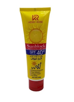 Kerry Rose whitening Sunblock Cream with SPF 40+ - 100 grams 