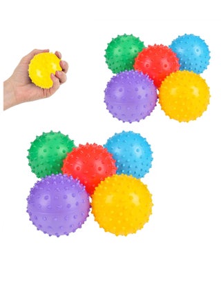 Inflatable Bouncy Balls, Knobby Balls Spiky Bounce Ball Toy, Soft Massage Stress Plastic Balls, for Tactile Sensory Balls, Spiky Stress Ball, Fidget Toys, and Party Favorsc(10 Pcs Random Color) - pzsku/Z468C54F94D379AF85934Z/45/_/1685535987/4d6729ab-789b-4627-919f-0dc4f8b6883f