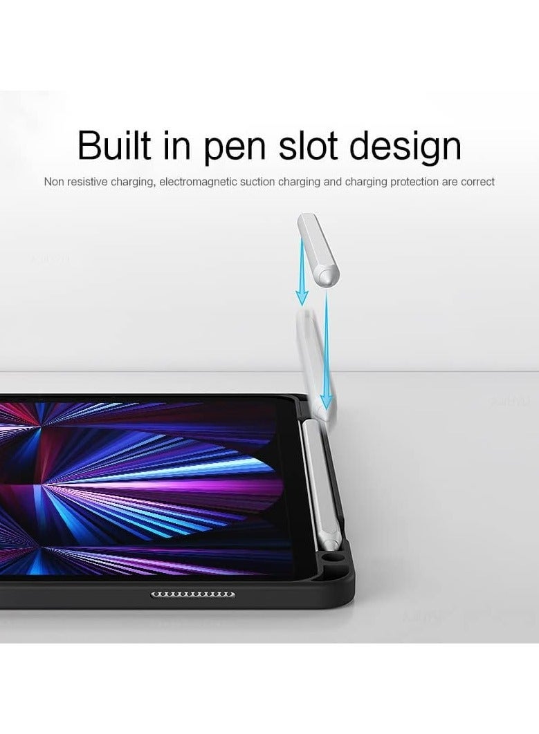 Touchpad Keyboard Case Compatible with Lenovo Tab M11 11 Inch TB-330FU/TB-331FC,7-Color Backlit Touch Wireless Bluetooth Pen Slot  - Image 4