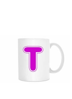 MP Letter T Alphabet Printed Coffee Mug  - Image 1