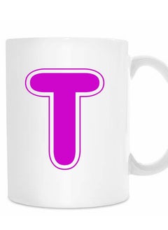 MP Letter T Alphabet Printed Coffee Mug  - Image 2