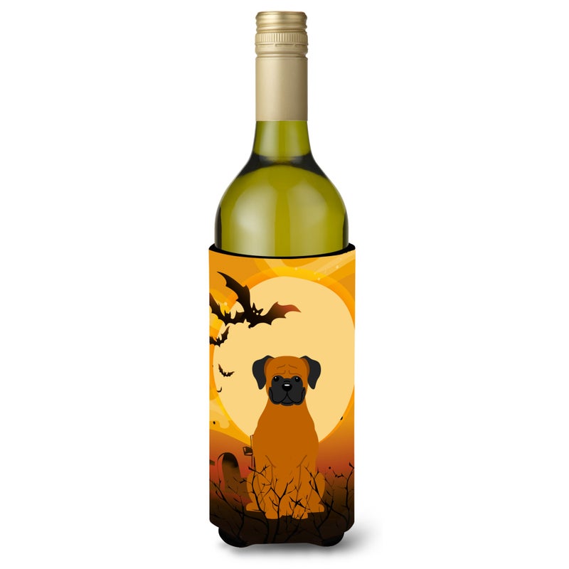 Caroline's Treasures ""Caroline's Treasures BB4381LITERK Halloween Fawn Boxer Wine Bottle Beverage Insulator Hugger  750ml  Multicolor"" 