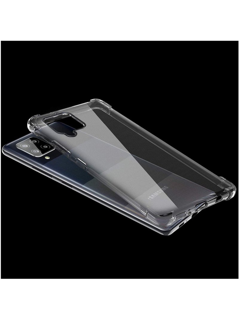 Raxoom Samsung Galaxy A42 Case Cover Protective Shock Absorption Bumper soft Transparent Case (Clear) - Image 5