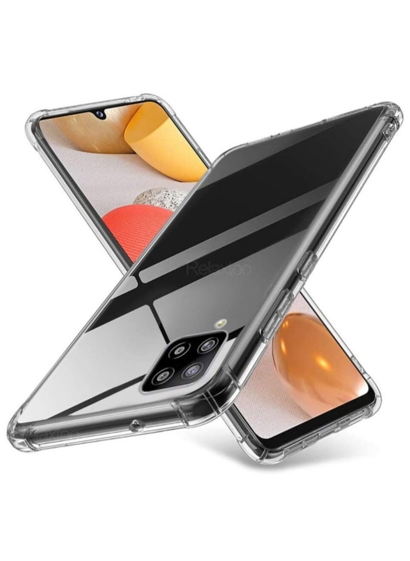 Raxoom Samsung Galaxy A42 Case Cover Protective Shock Absorption Bumper soft Transparent Case (Clear) - Image 1