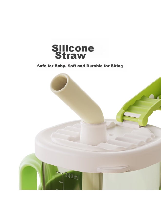 Cookss Children's Milk Cup, Baby Water Cup, Straw Cup, Training Cup, Drinking Cup, Direct Drinking Cup With Scale - Image 4