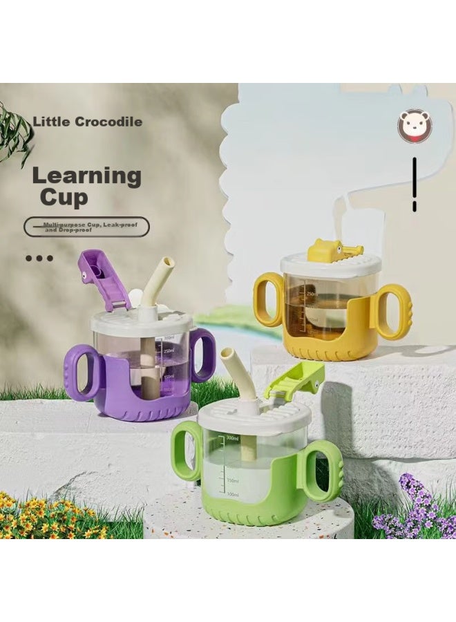 Cookss Children's Milk Cup, Baby Water Cup, Straw Cup, Training Cup, Drinking Cup, Direct Drinking Cup With Scale - Image 5