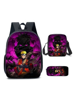 Generic Backpack for primary and secondary school students, backpack for children, anime cartoon backpack, pencil case  - Image 1