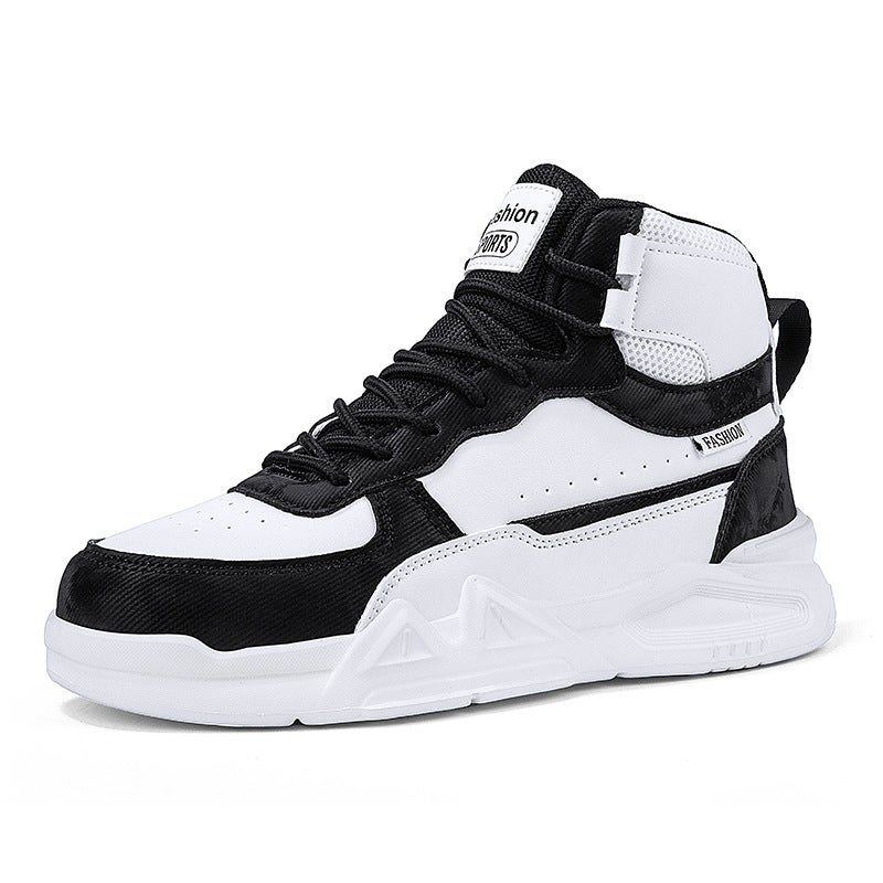 Girls' Board Shoes Autumn New Cuk Children'S Casual Leather High-Top Board Shoes Campus Non-Slip Parent Shoes Board Shoes - Image 1