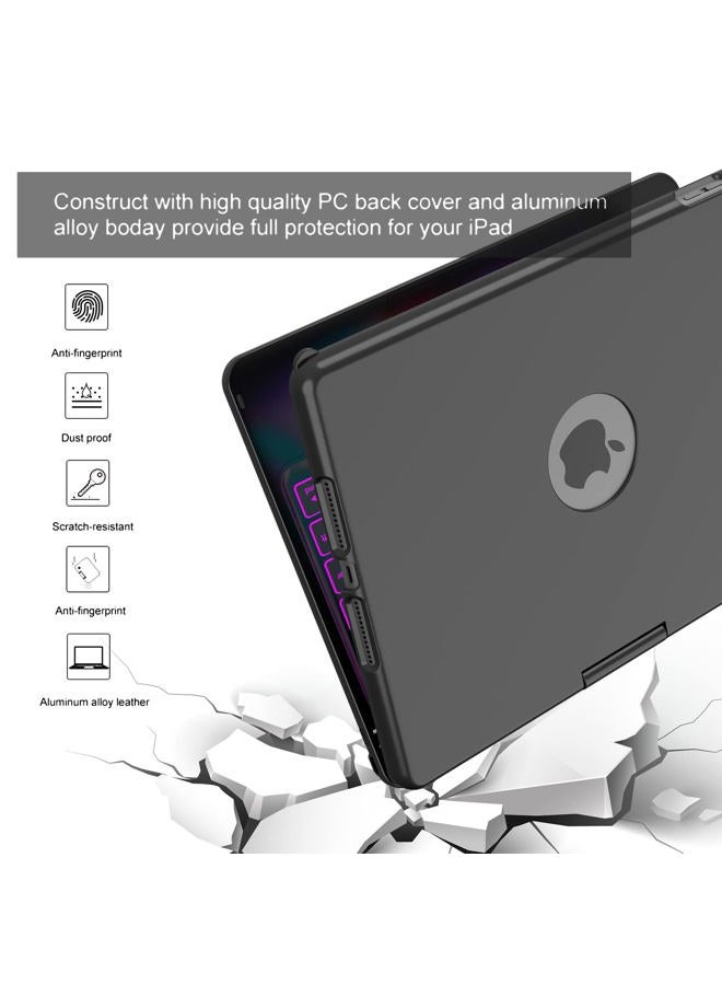 HotLife iPad 9th Generation Case with Keyboard 2021, iPad 10.2 8th Generation Case with Keyboard, iPad 7th Generation Touch Case with 360° Rotating Keyboard -10 Colors Backlit New iPad Keyboard 9th/8th/7th - Image 5