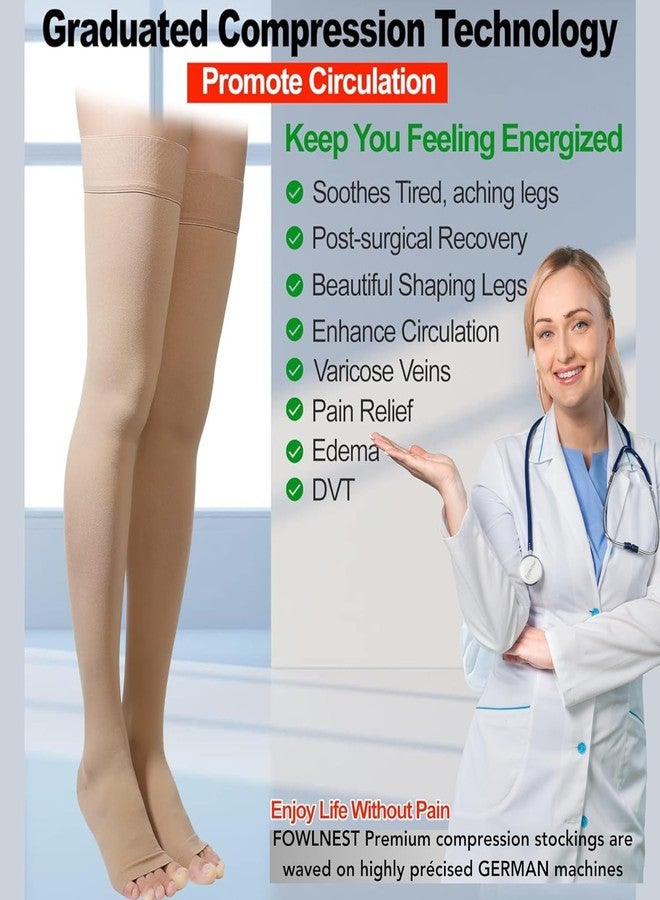 Kudize Varicose Vein Stocking Compression Thigh Length (XXXL) - Image 4