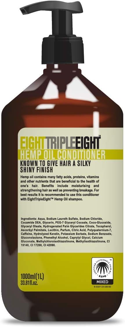 Eight Triple Eight Hemp Oil Hair Conditioner 1000ml