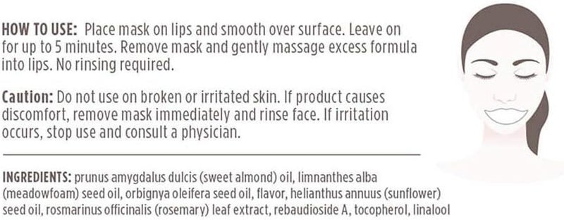 Burt's Bees Burts Bees 100 Percentage Natural Moisturizing Lip Mask Conditioning Lip Care with Meadow Foam Seed and Almond Oils - Image 4