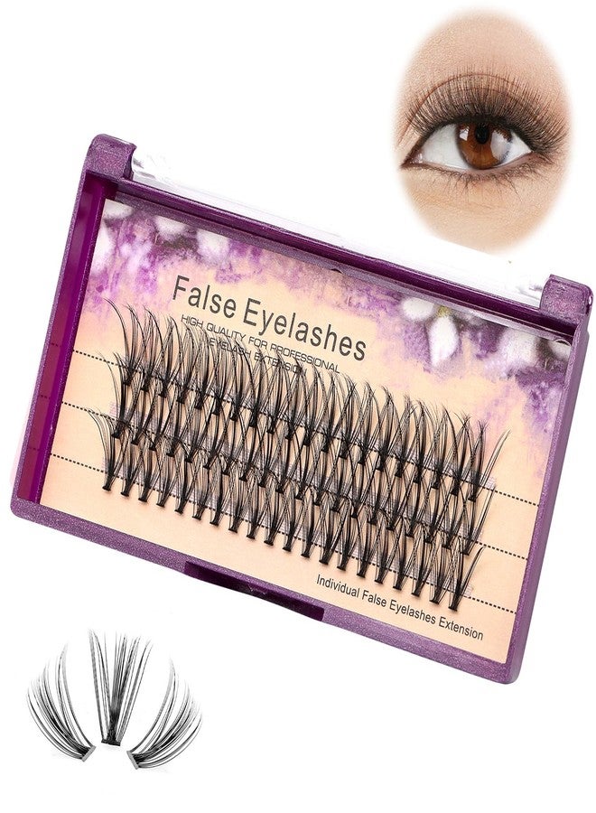 Dedila 8-20MM to Choose Professional Makeup Individual Cluster Eye Lashes 20 Root 0.07C Curl Grafting Mink Fake False Eyelashes Extension Beauty Tools (20mm) - Image 1