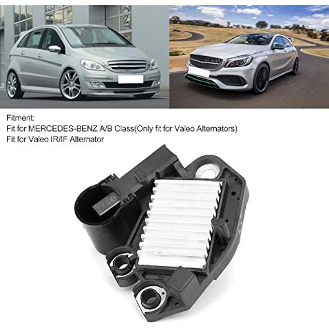 Brilluxa Alternator Voltage Regulator with Brush Holder 3300 Alternator Kit Regulator Replacement for MercedesBenz A B Class Valeo IR IF Generator - Image 2
