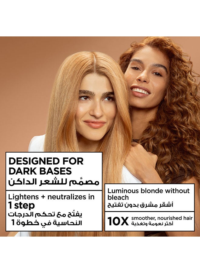 Garnier Color Naturals Caramelo Blonde Honey Blonde 8.31 Blonde for Dark Bases - Image 4