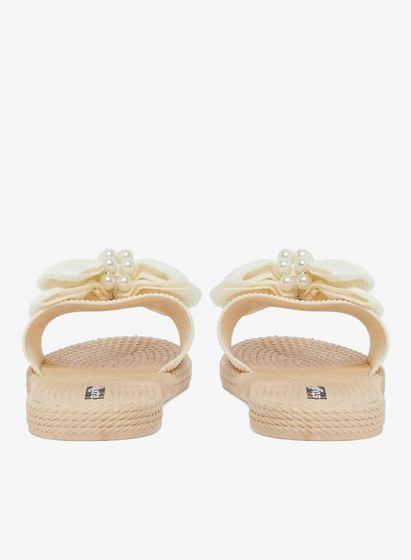 Styli Styli Beaded Bow Detail Slides