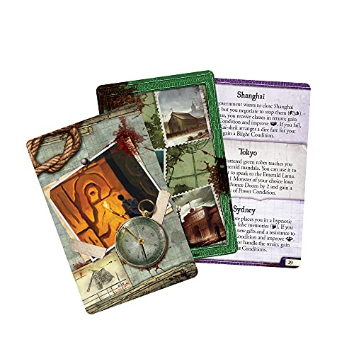 Asmodee Eldritch Horror Signs of Carcosa Board Game EXPANSION - Embrace Madness and Battle the Unspeakable, Mystery Game for Adults, Ages 14+, 1-8 Players, 2-4 Hour Playtime - Image 3