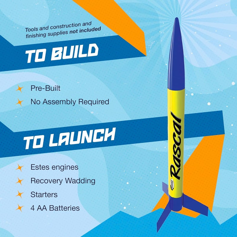Estes Rascal & Hi Jinks Flying Model Rocket Launch Set - Image 4