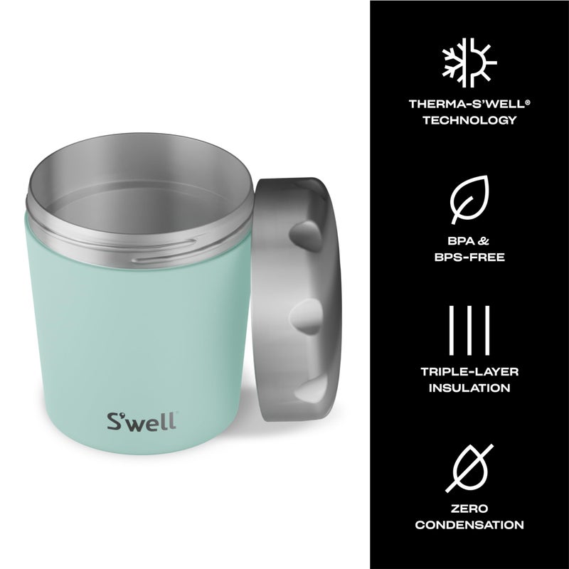 S'well S'well Stainless Steel Ice Cream Chiller  16oz  Mint  Triple Layered Vacuum Insulated Container Keeps Ice Cream Frozen For Up To Four Hours  BPA Free  - Image 3