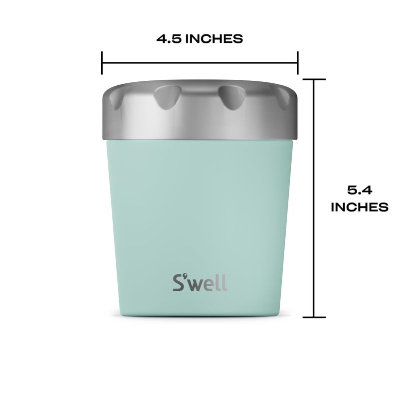 S'well S'well Stainless Steel Ice Cream Chiller  16oz  Mint  Triple Layered Vacuum Insulated Container Keeps Ice Cream Frozen For Up To Four Hours  BPA Free  - Image 4