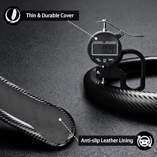 Aimato Customized Steering Wheel Cover for Toyota Camry 2018-2024/RAV4 2019-2025/Corolla 2020-2025/Avalon 2019-2022/Venza 2021-2024 Thin,Anti-Slip,Scratch-Resistant Exclusive Car Accessory for Toyota - Image 4
